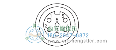 RI36-O標(biāo)準(zhǔn)實心軸光電增量編碼器外形及安裝尺寸(電氣連接 M16 連接器 Binder，6 腳) 德國hengstler(亨士樂)編碼器